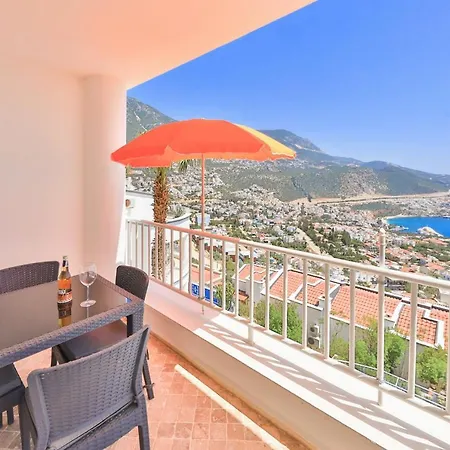 Vakantiehuis Tua Kalkan / Cozy Duplex With Splendid Seaview & Pool *